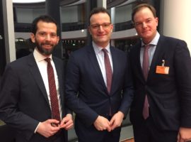 Prof. Dr. Martin Pätzold, Minister Jens Spahn, MdB, Dr. Oliver Rottmann