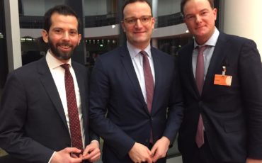 Prof. Dr. Martin Pätzold, Minister Jens Spahn, MdB, Dr. Oliver Rottmann